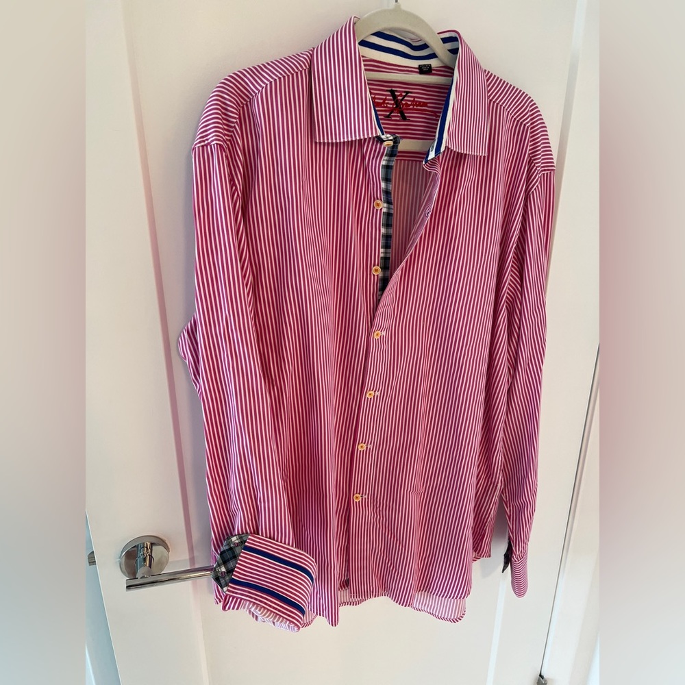 Pink Robert Graham Men’s button down